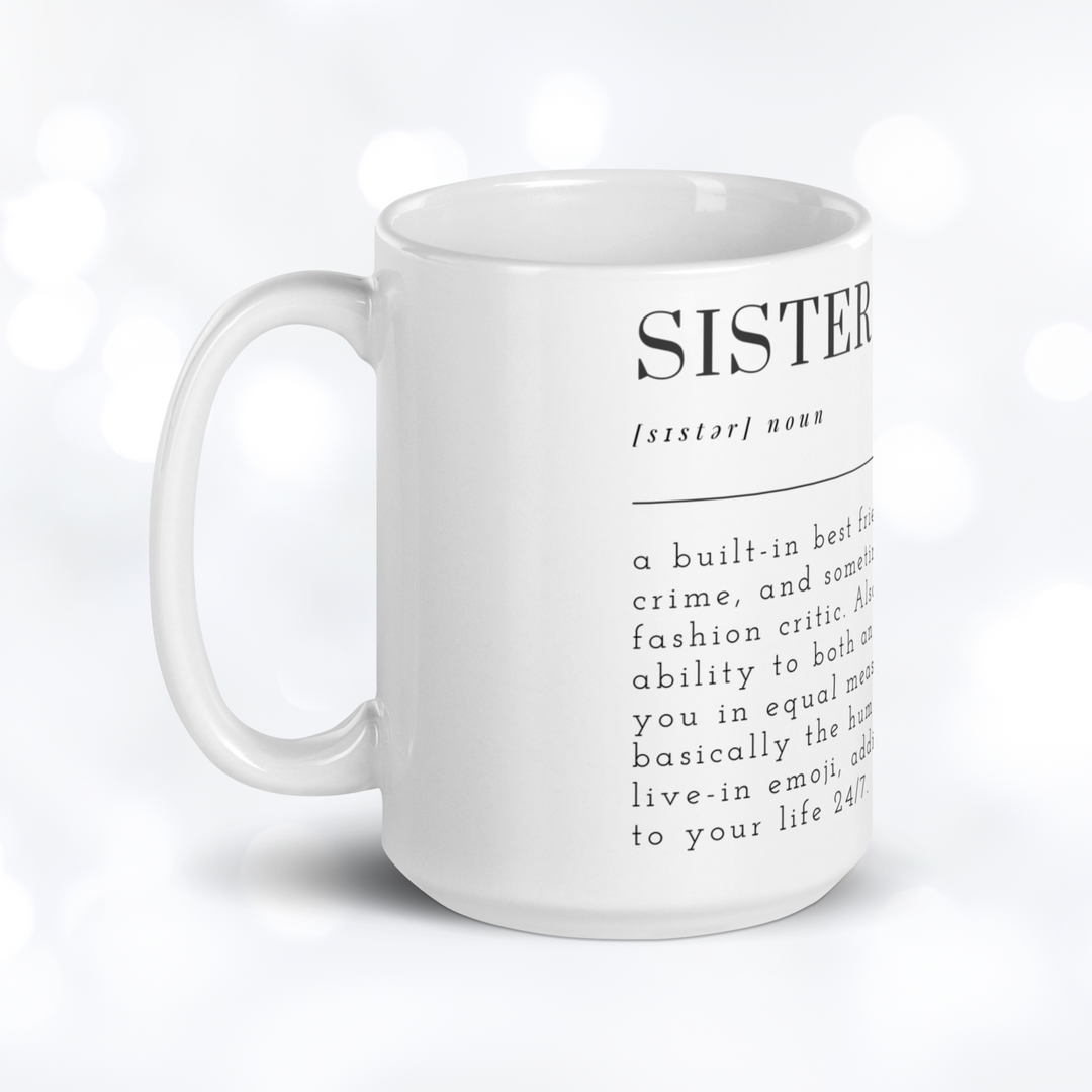 SISTER Definition Mug