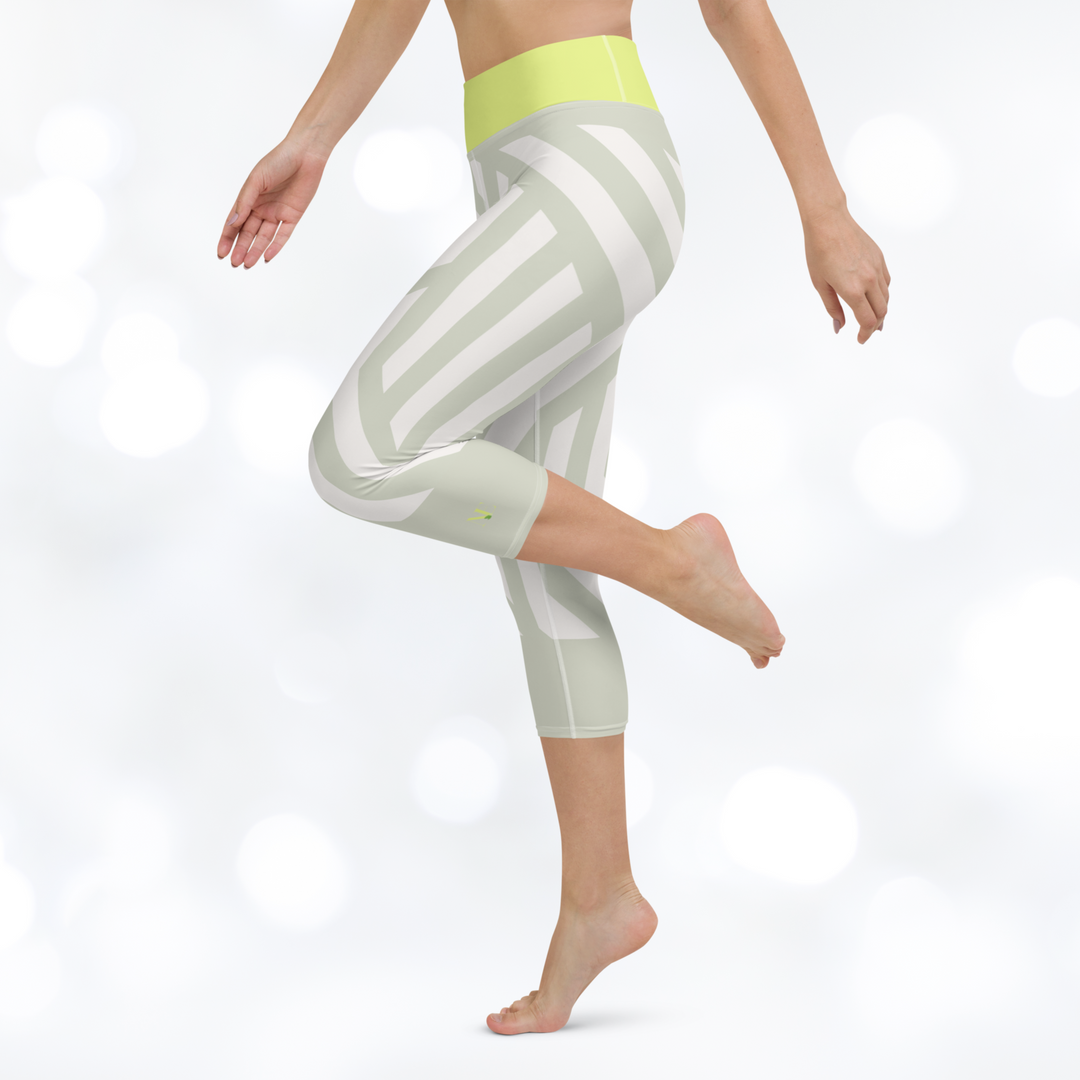 Avocado Yoga Capri Leggings