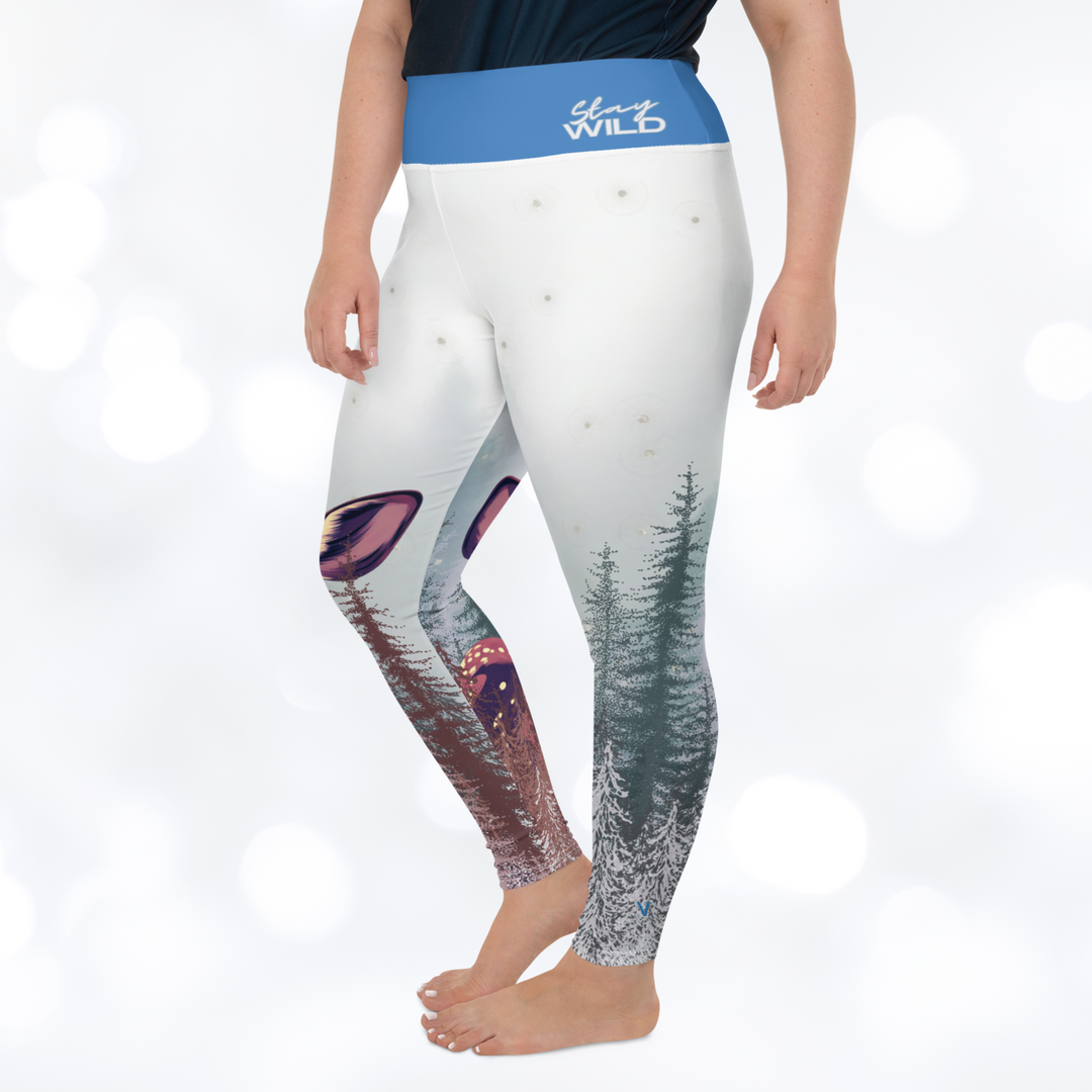 DEER 'STAY WILD' Plus Size Leggings