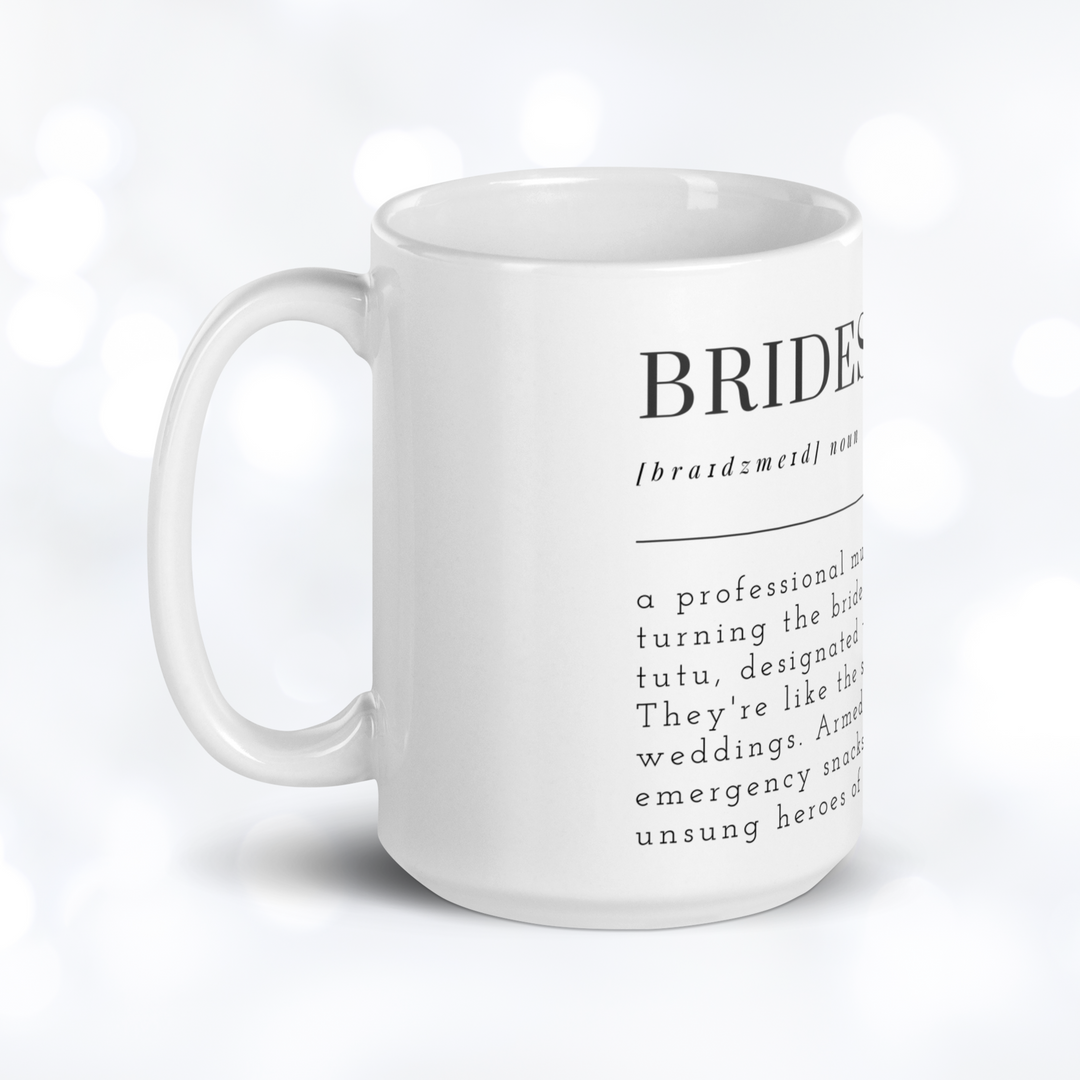 BRIDESMAID Definition Mug