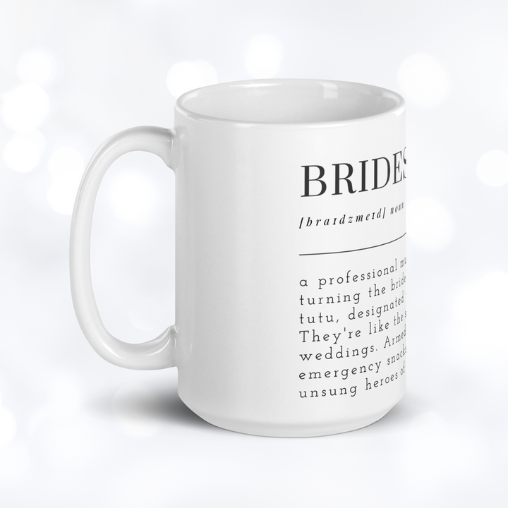 BRIDESMAID Definition Mug