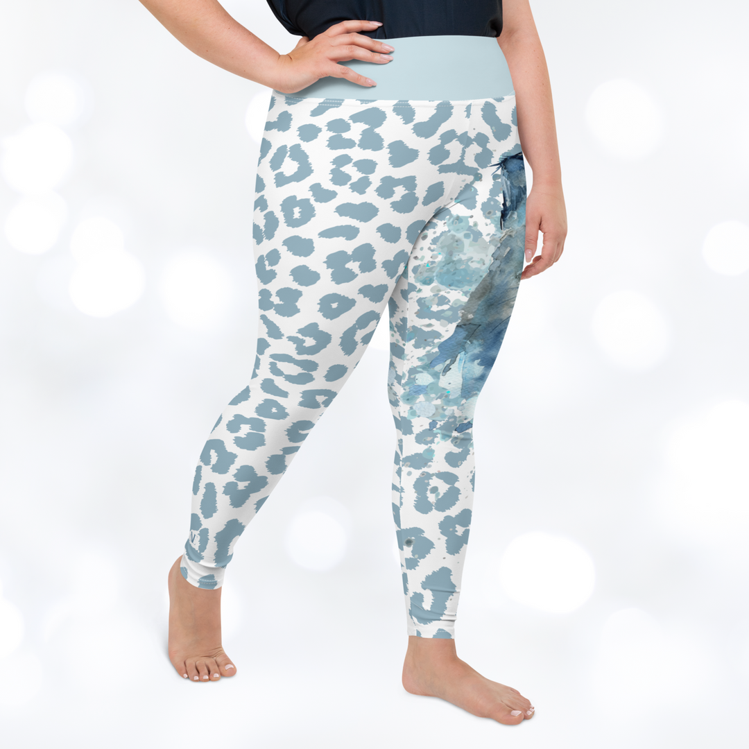 LEOPARD 'ZAFARI' Plus Size Leggings