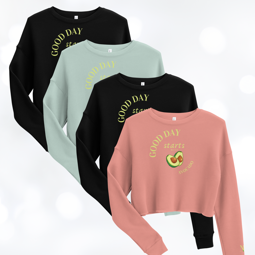 Avocado Crop Sweatshirt