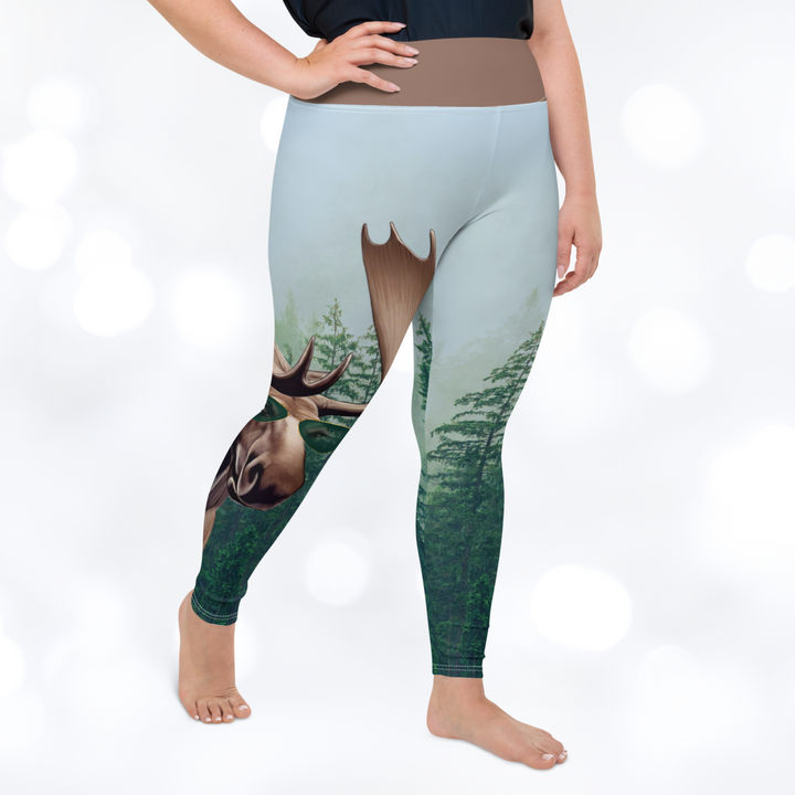 MOOSE 'STAY WILD' Plus Size Leggings