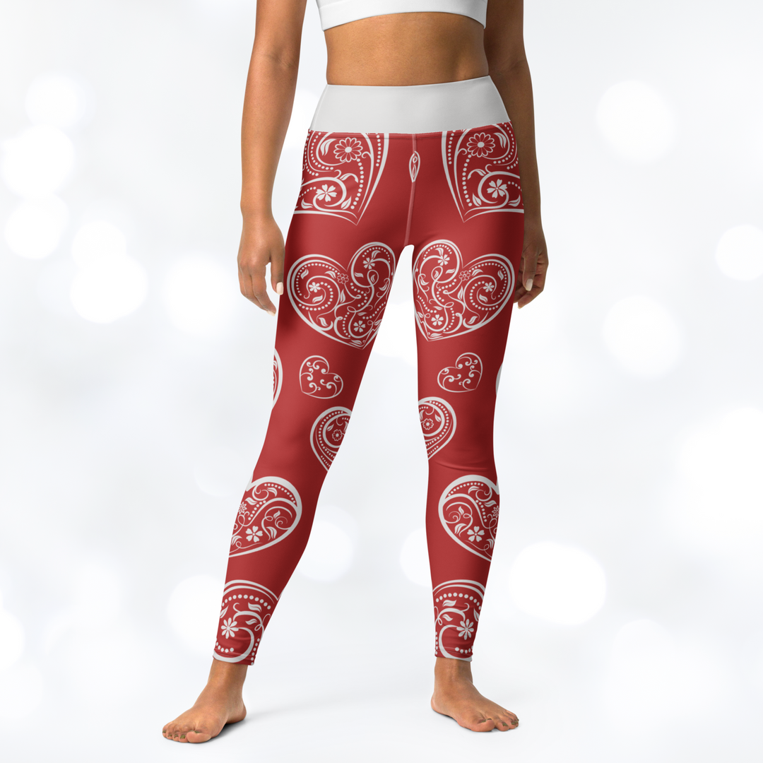 Hearts Yoga Leggings