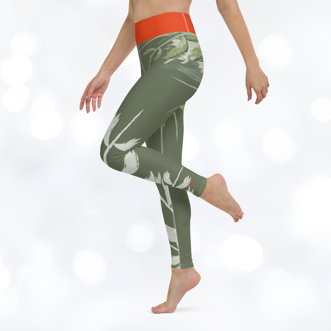 CARDINAL GREEN Yoga Leggings