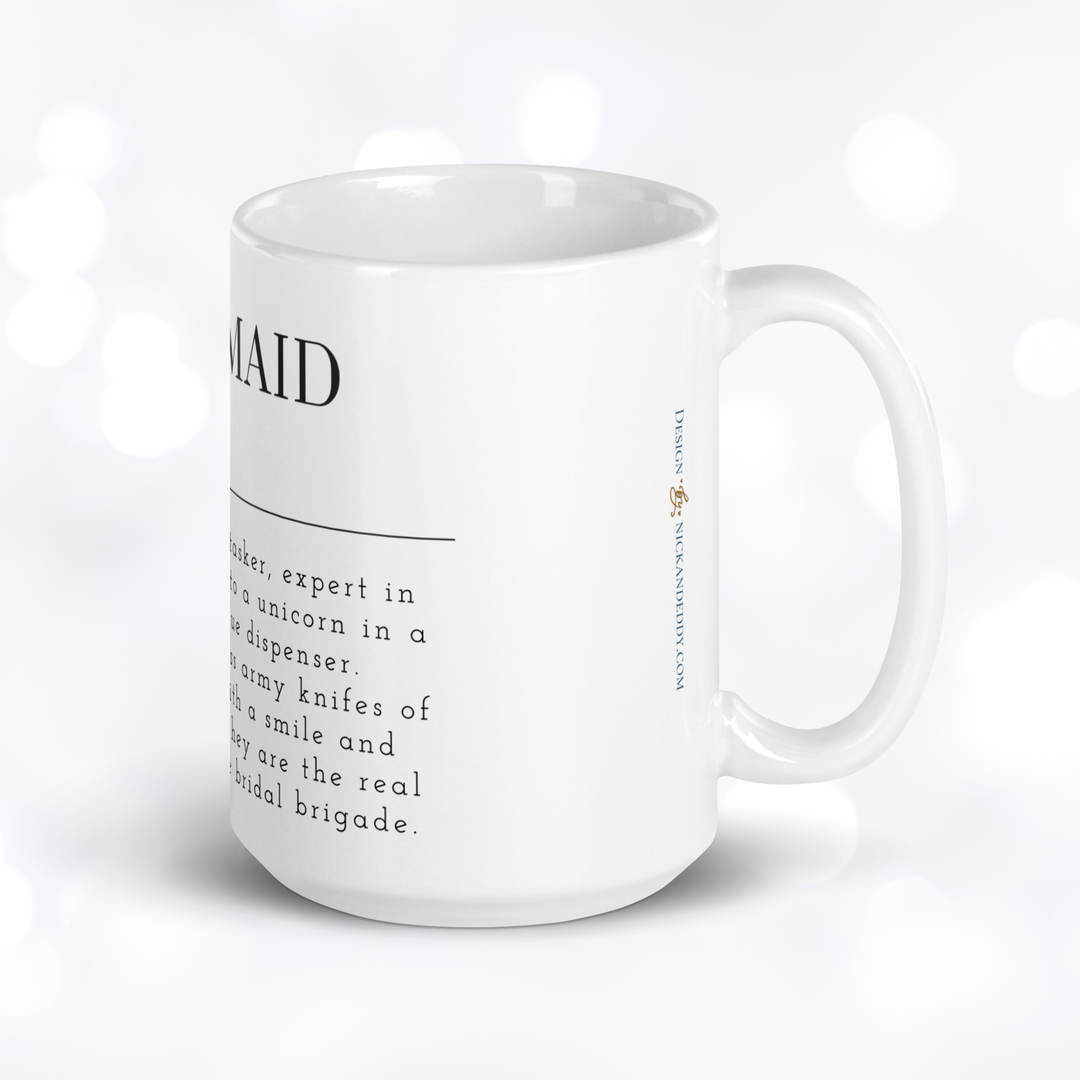 BRIDESMAID Definition Mug