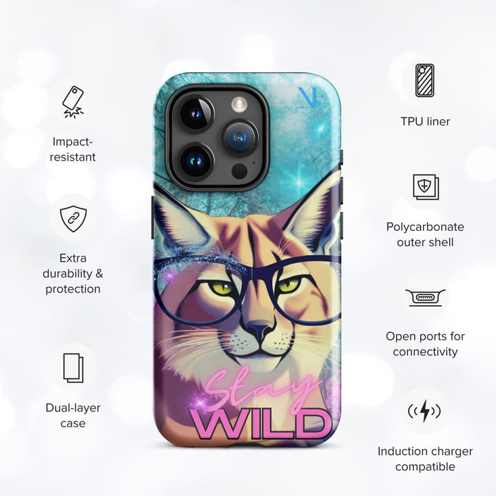 Bobcat 'Stay Wild' Tough Case for iPhone®