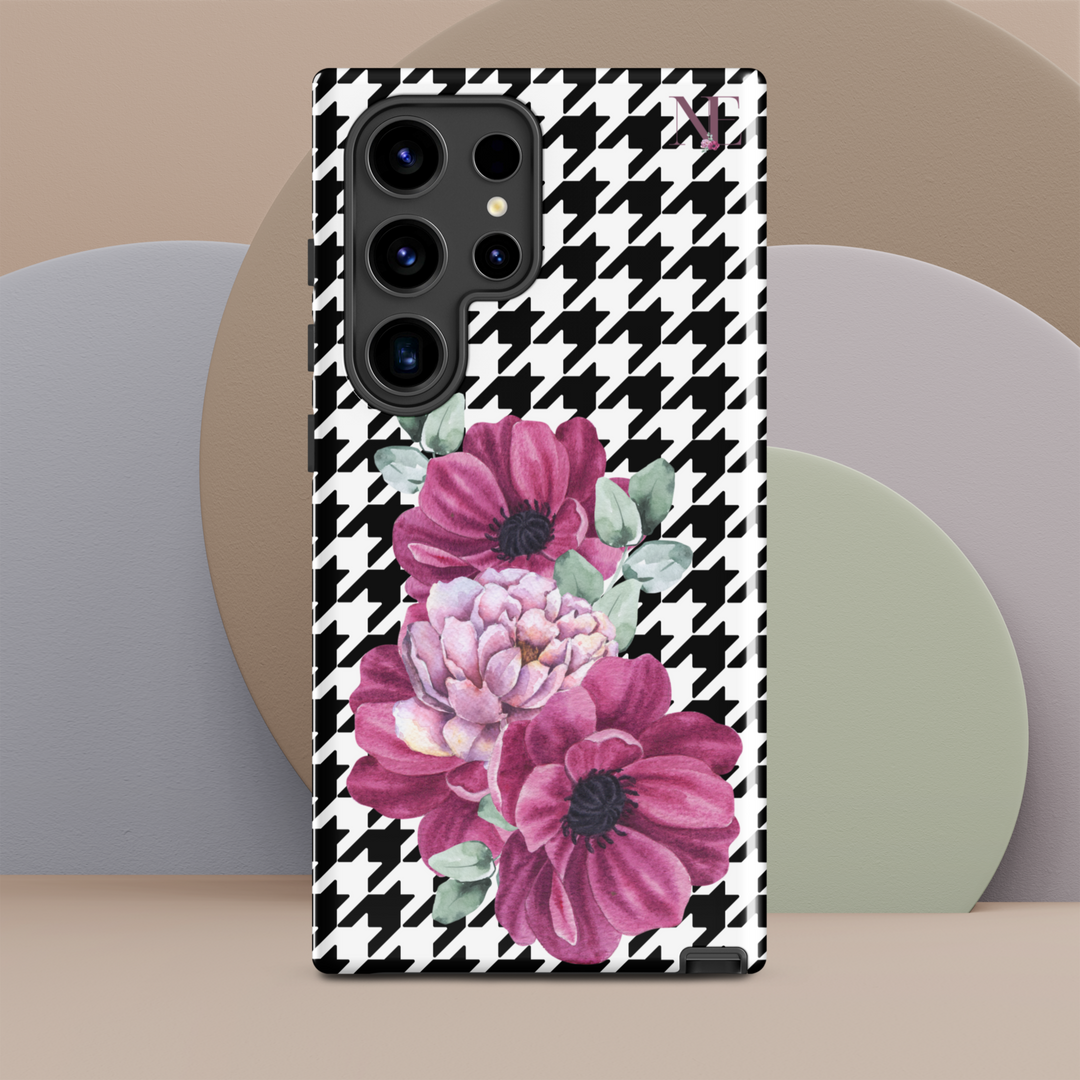 Bloom Houndstooth Tough case for Samsung®