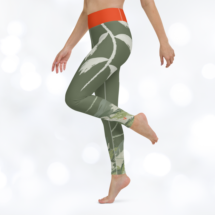 CARDINAL GREEN II Yoga Leggings