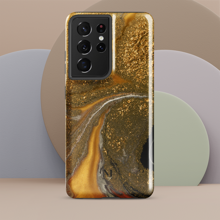 Gold Marble Tough case for Samsung®