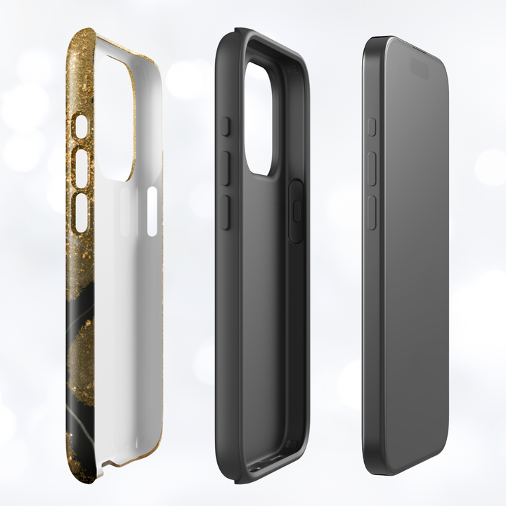 Gold Marble Tough Case for iPhone®