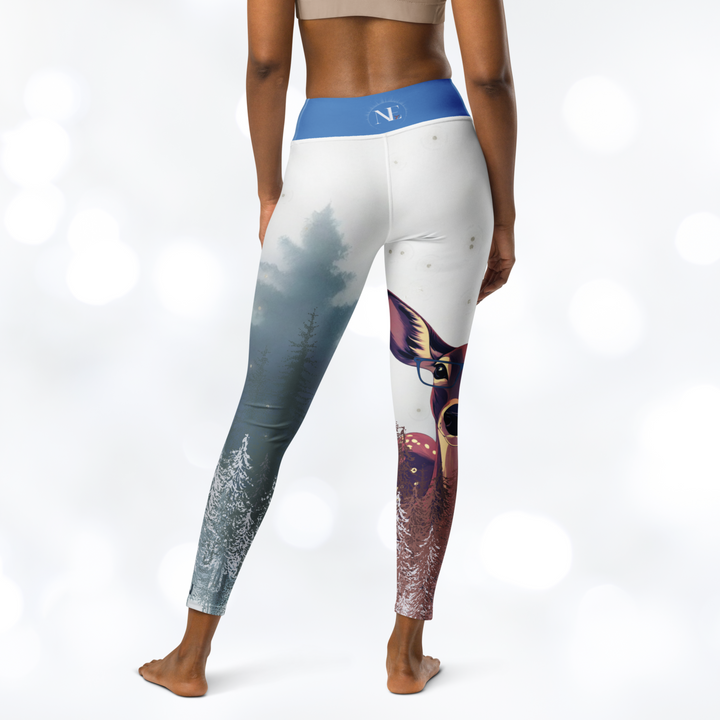 Deer 'Stay Wild' Yoga Leggings