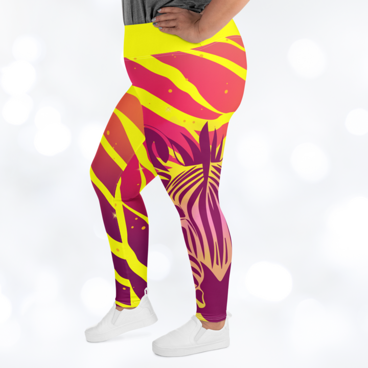 ZEBRA SUMMER Plus Size Leggings