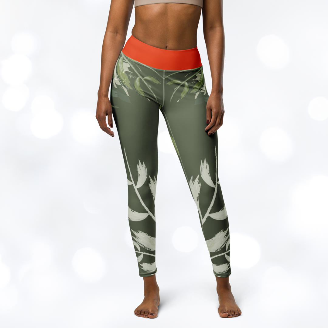 CARDINAL GREEN Yoga Leggings