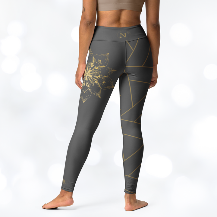 Golden Flower II Yoga Leggings