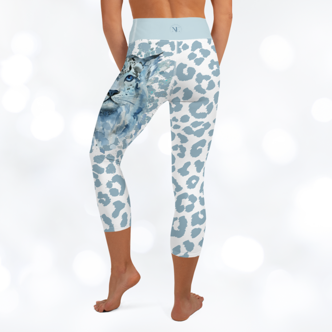 Leopard 'Zafari' Yoga Capri Leggings