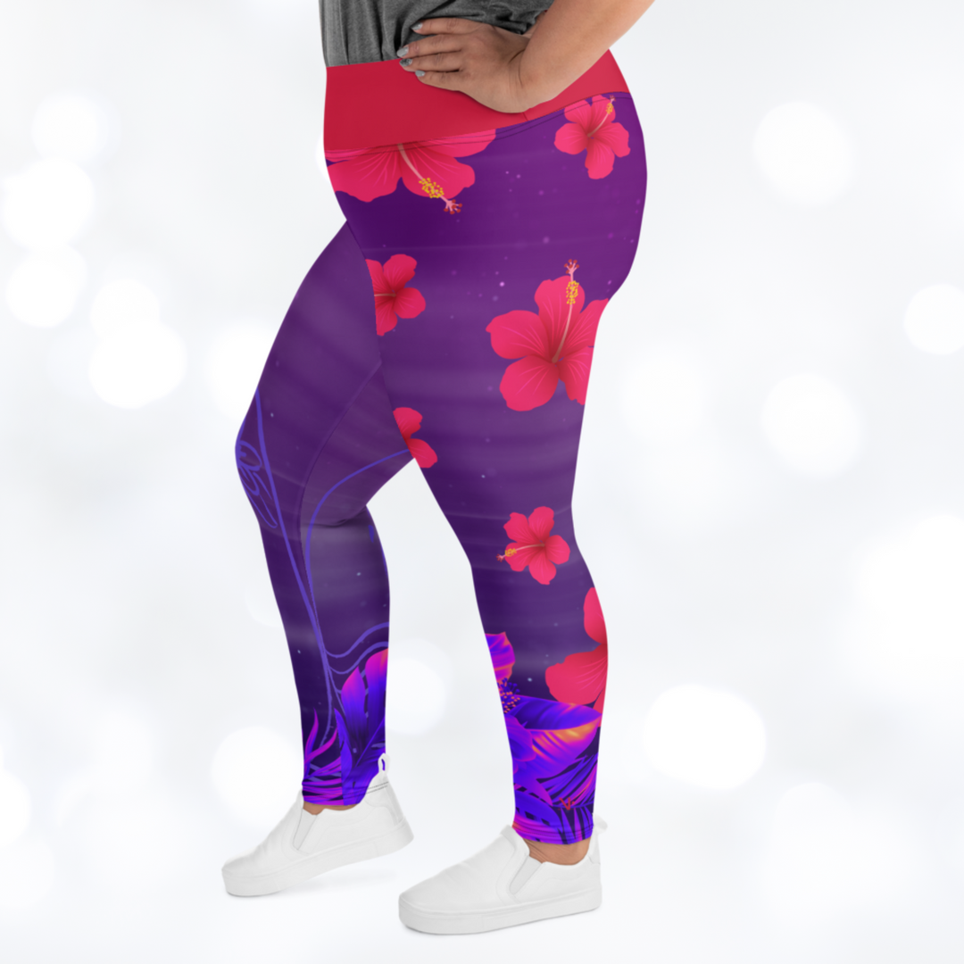 ALOHA Plus Size Leggings