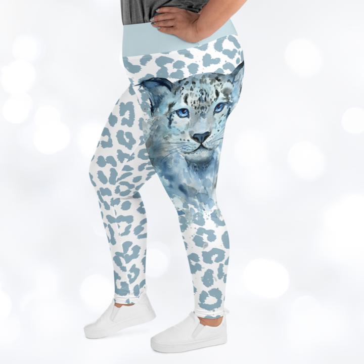 LEOPARD 'ZAFARI' Plus Size Leggings