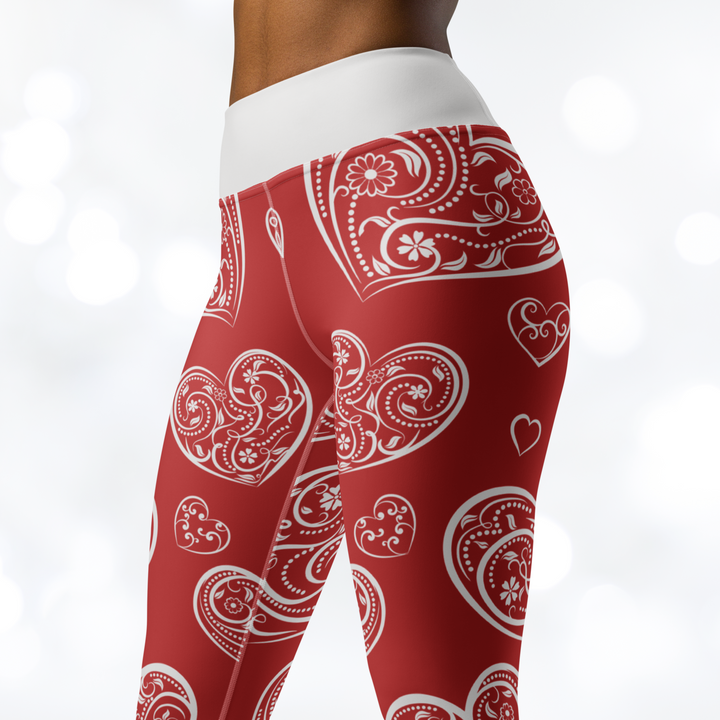 Hearts Yoga Leggings