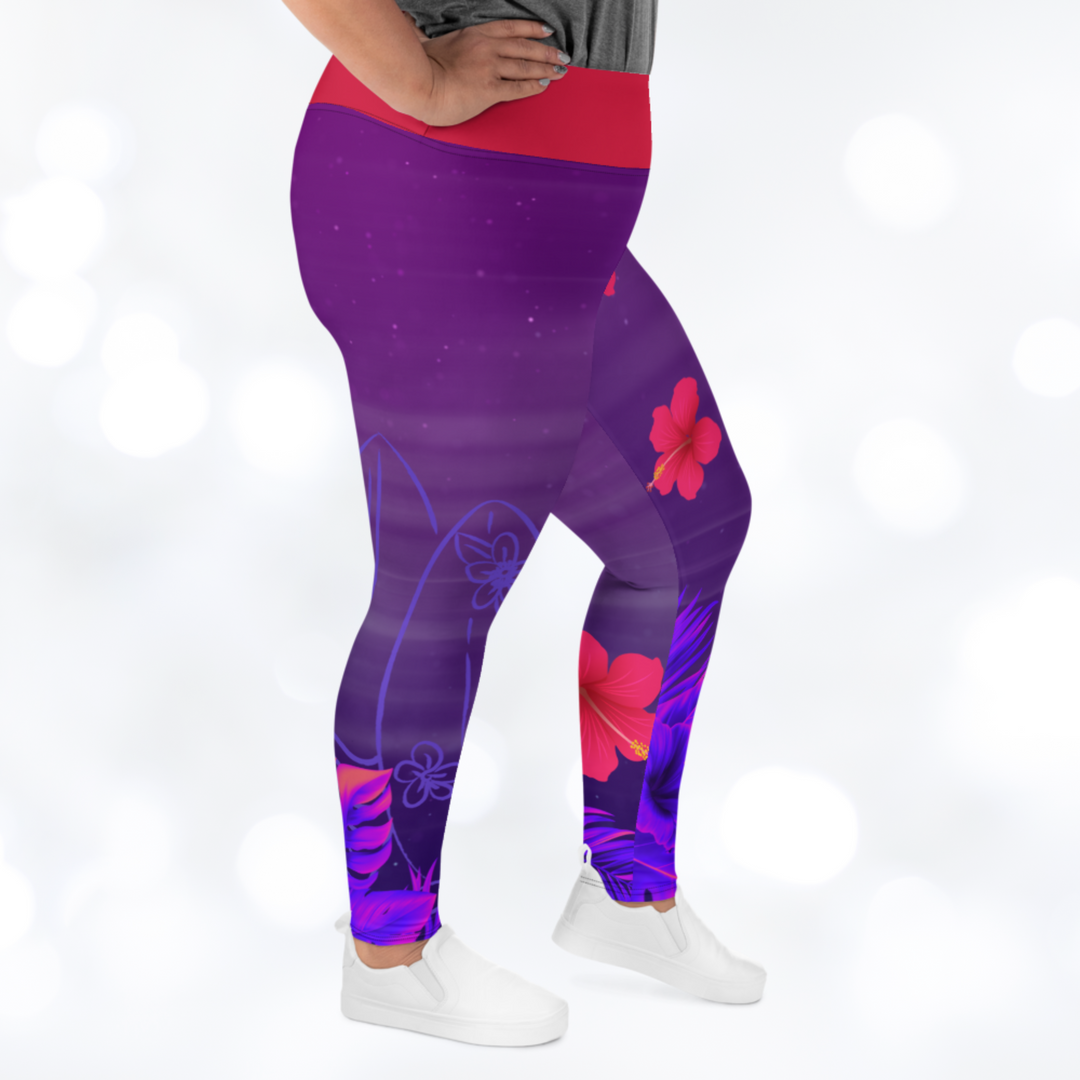 ALOHA Plus Size Leggings