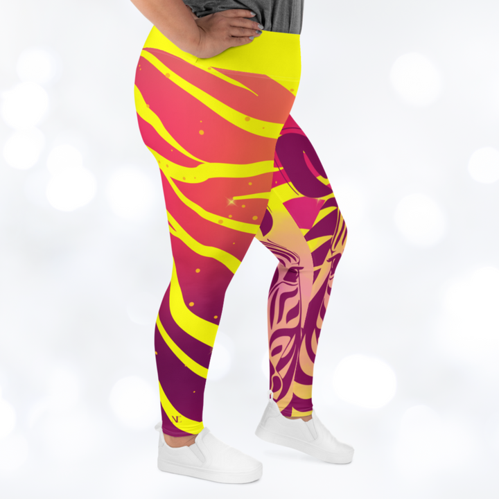 ZEBRA SUMMER Plus Size Leggings