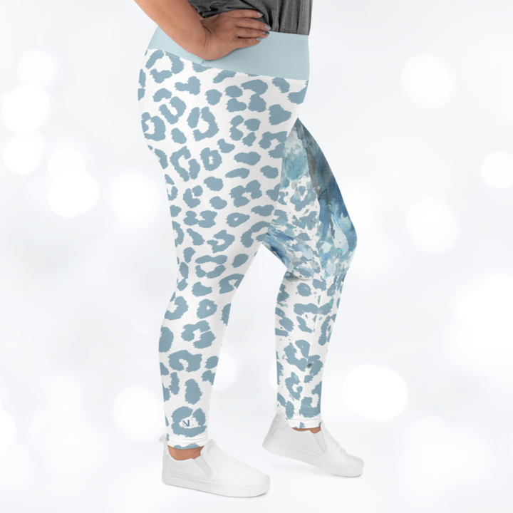 LEOPARD 'ZAFARI' Plus Size Leggings