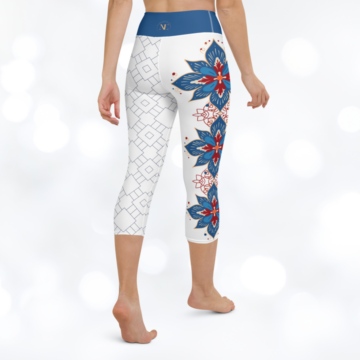 Oriental Yoga Capri Leggings