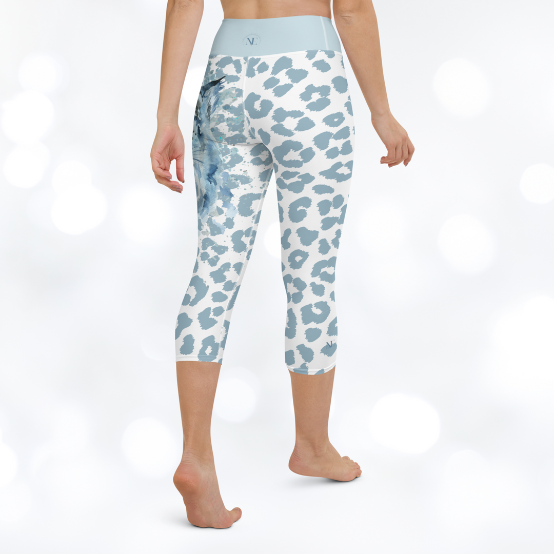 Leopard 'Zafari' Yoga Capri Leggings