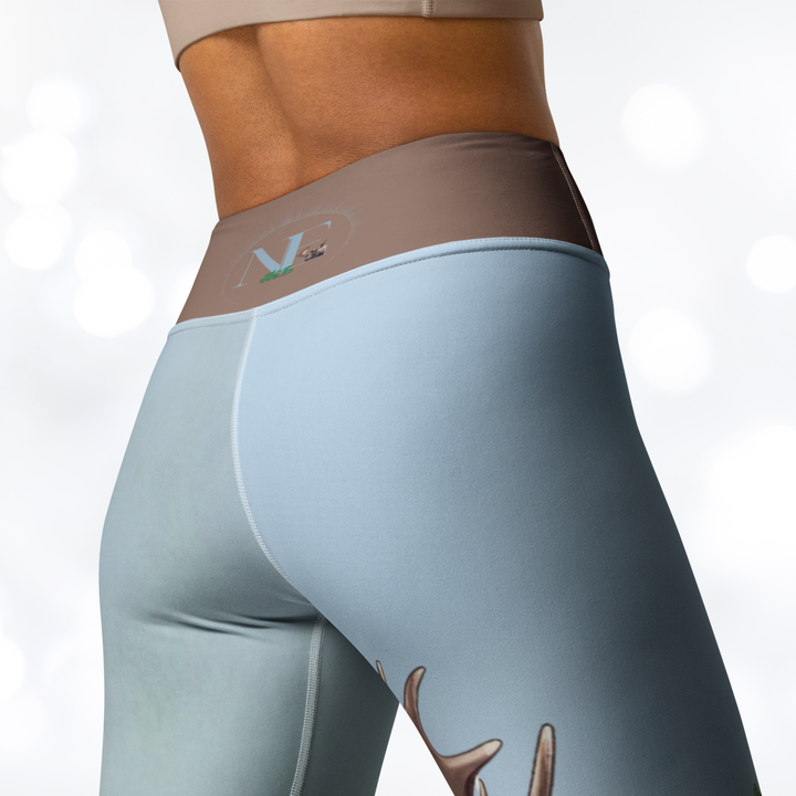 Moose 'Stay Wild' Yoga Leggings