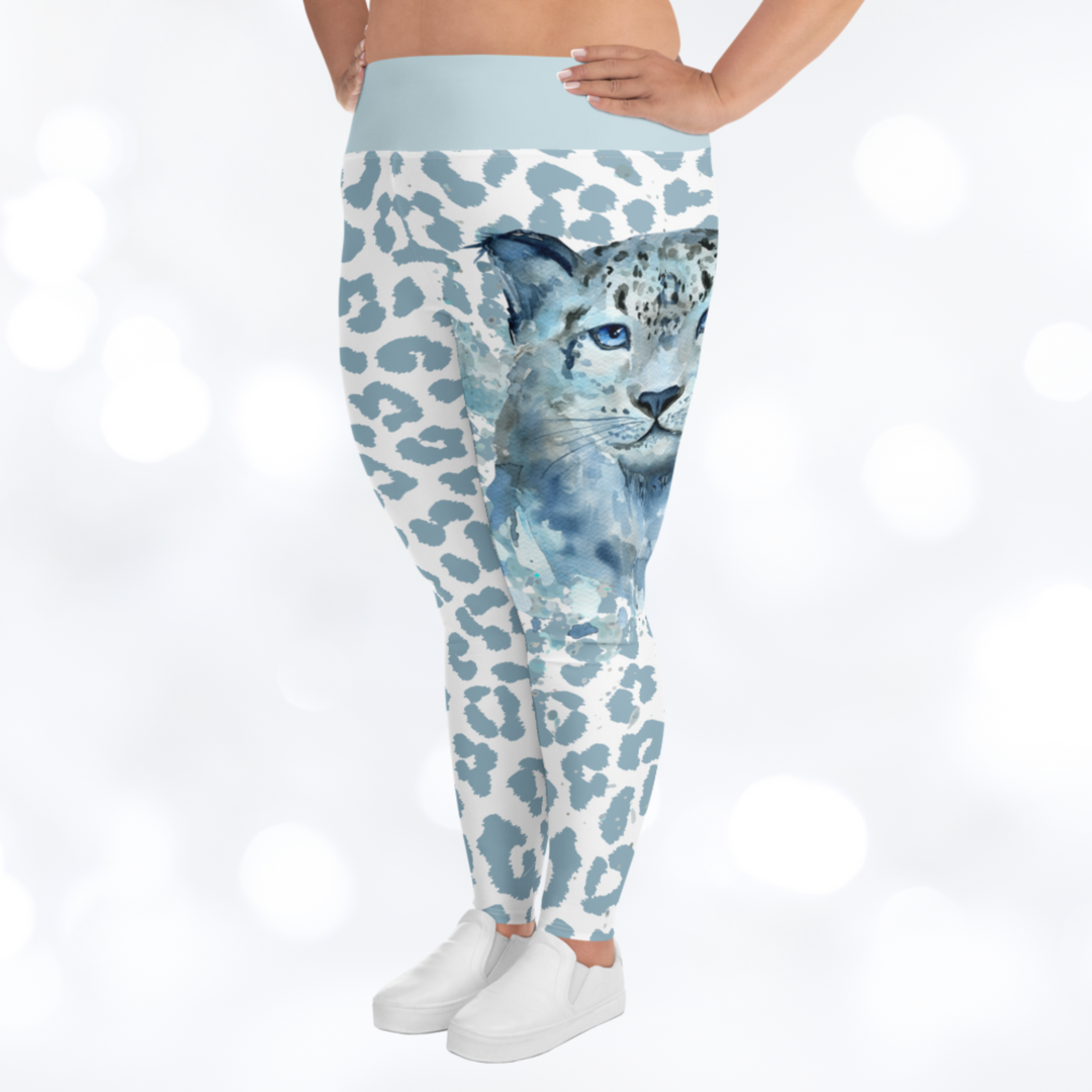 LEOPARD 'ZAFARI' Plus Size Leggings