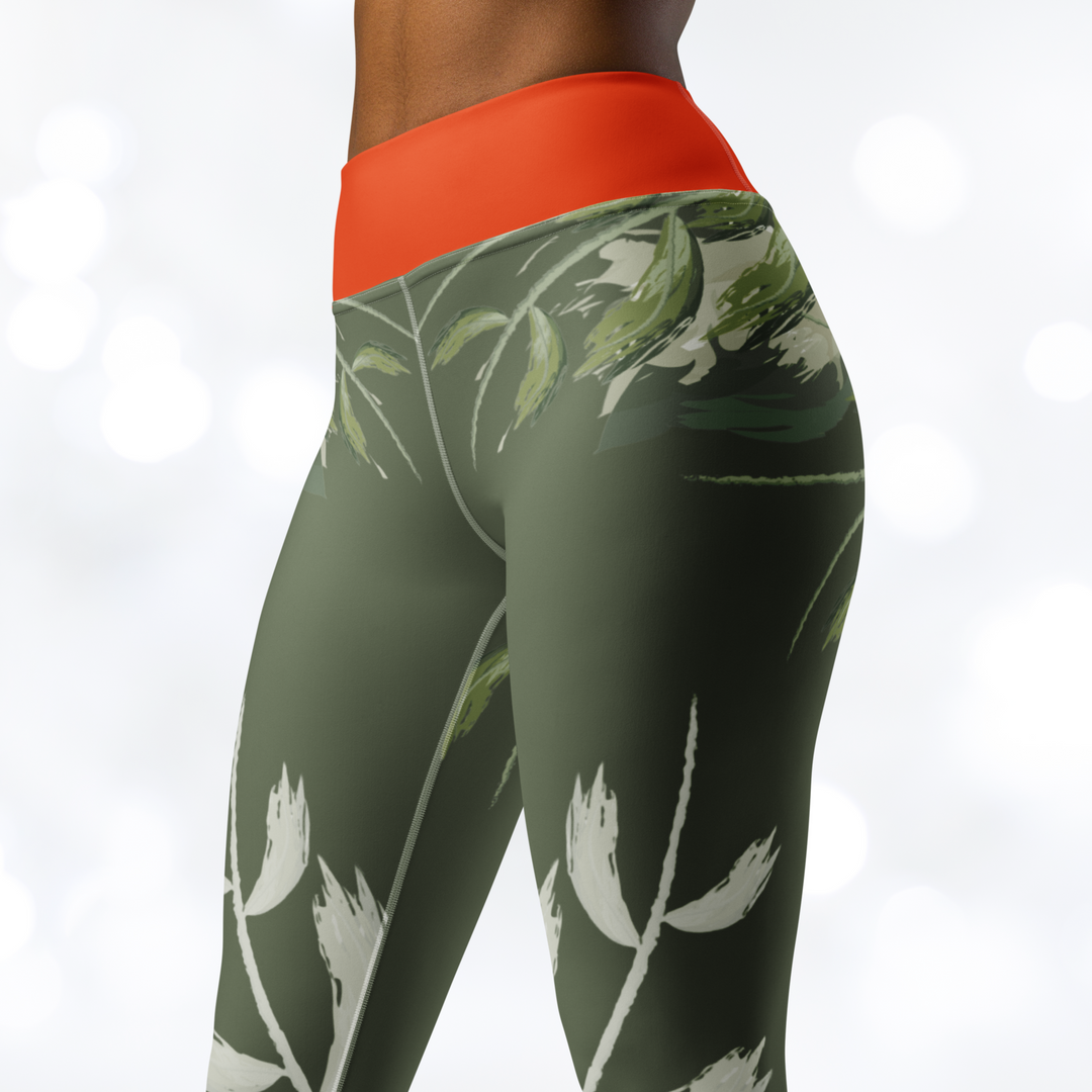 CARDINAL GREEN Yoga Leggings