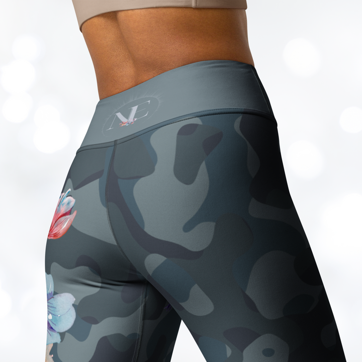 Camouflage Flower Yoga Leggings