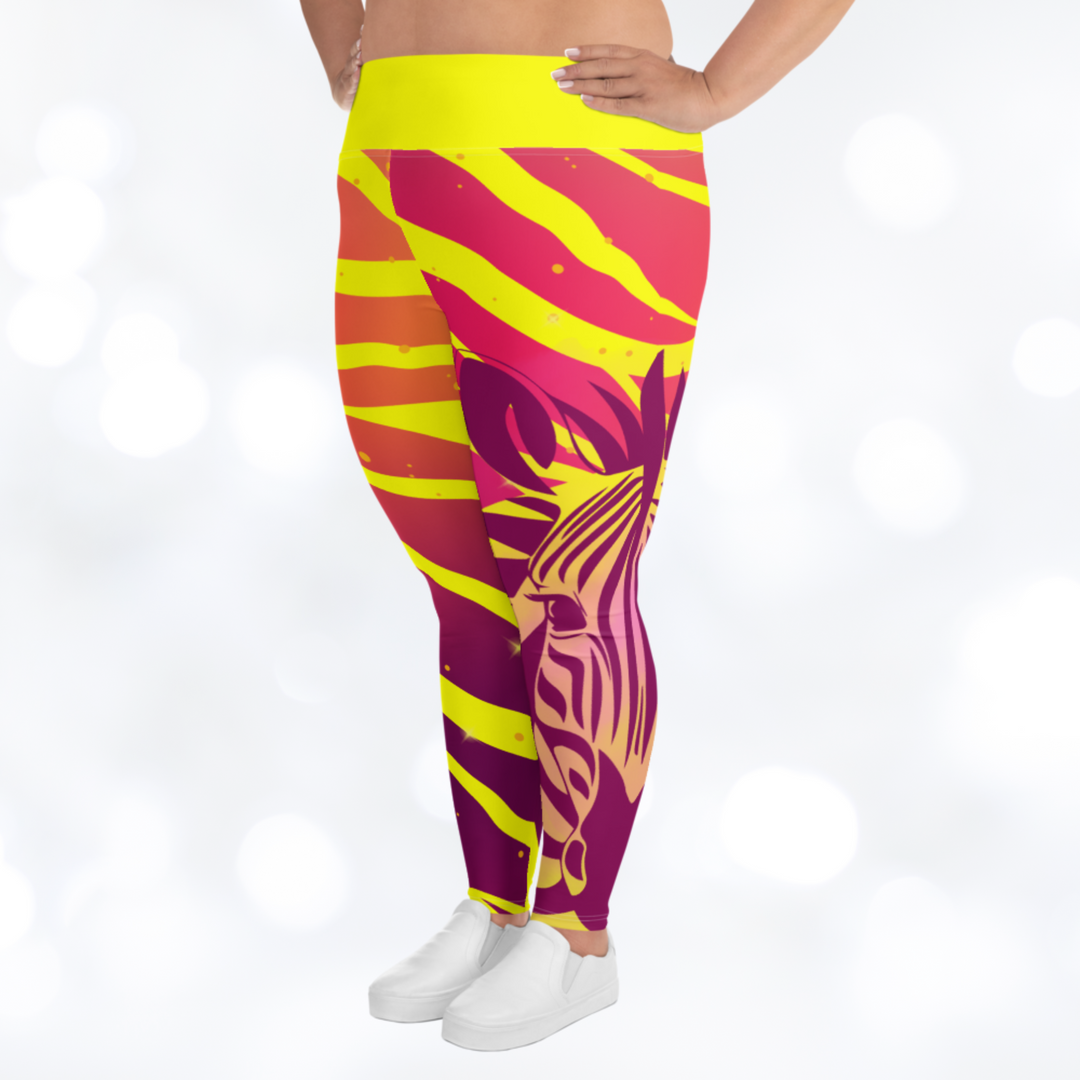 ZEBRA SUMMER Plus Size Leggings