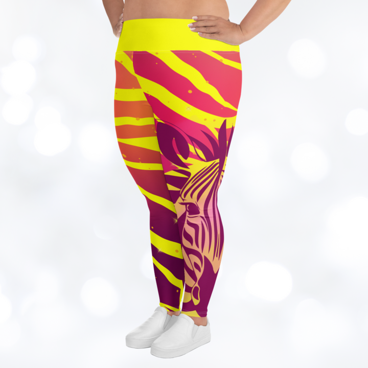 ZEBRA SUMMER Plus Size Leggings