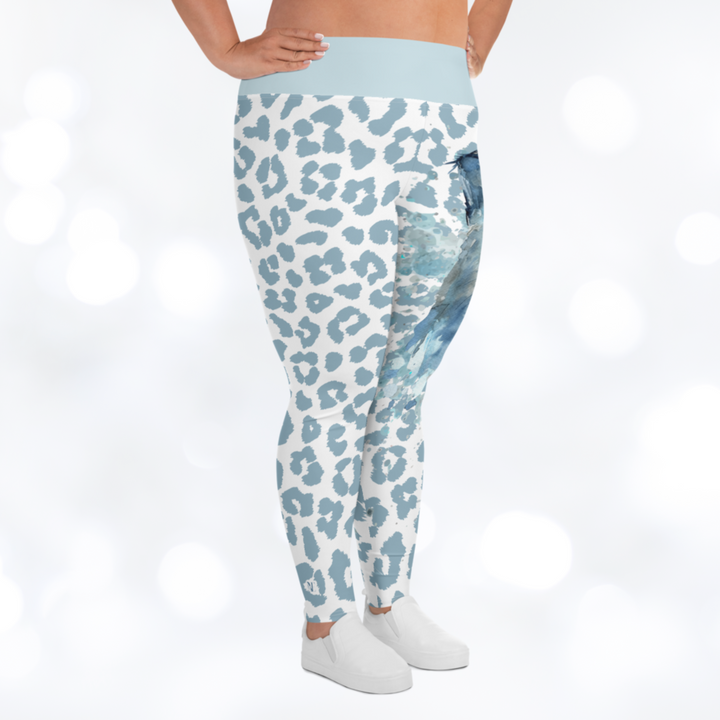 LEOPARD 'ZAFARI' Plus Size Leggings