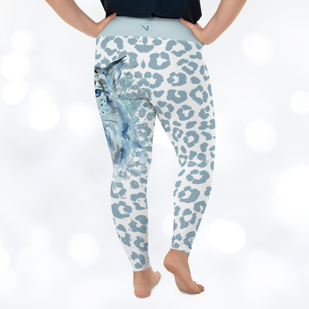 LEOPARD 'ZAFARI' Plus Size Leggings