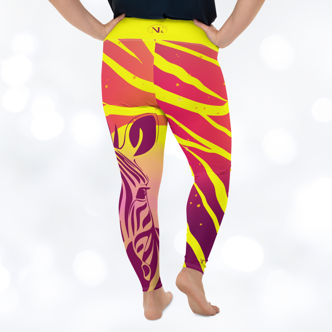 ZEBRA SUMMER Plus Size Leggings