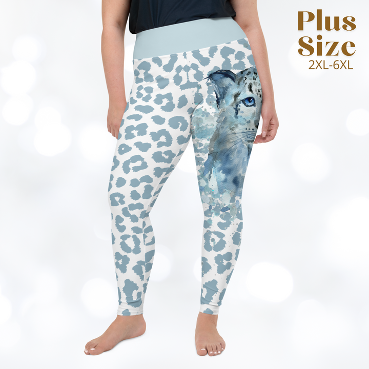 LEOPARD 'ZAFARI' Plus Size Leggings