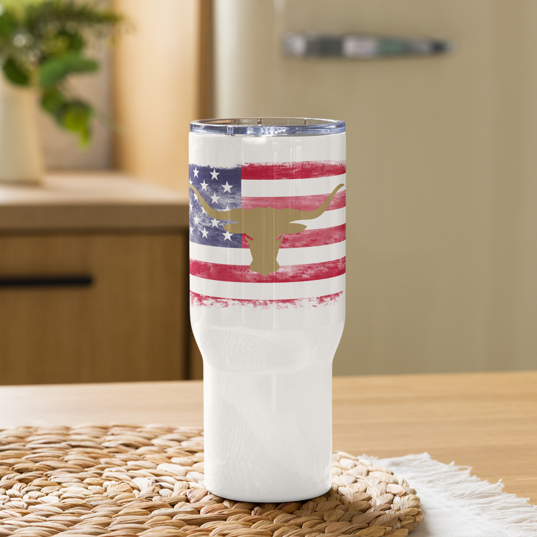 LONGHORN USA Tumbler with Handle