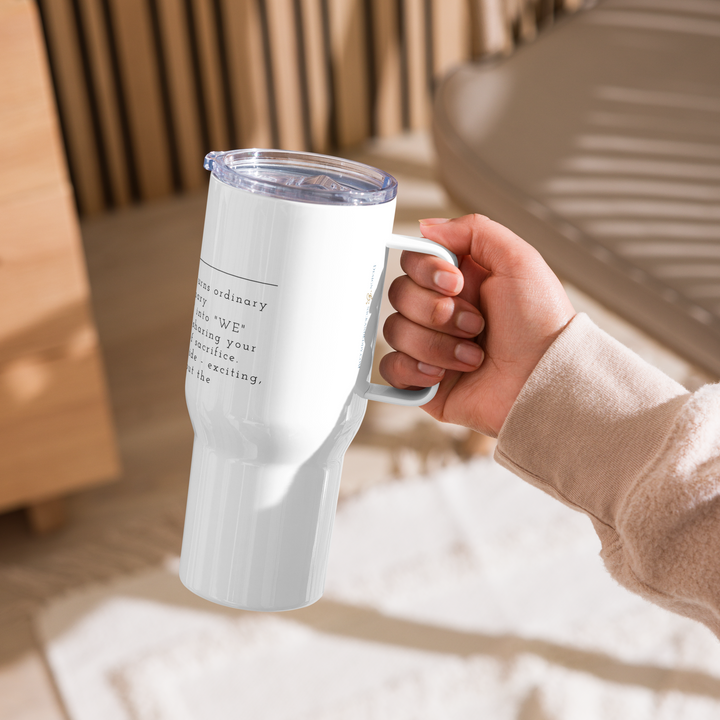 LOVE '2' Tumbler with Handle