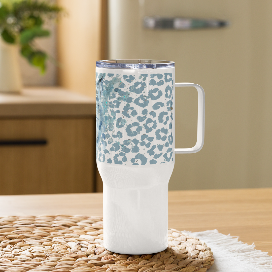 LEOPARD 'Zafari' Tumbler with Handle