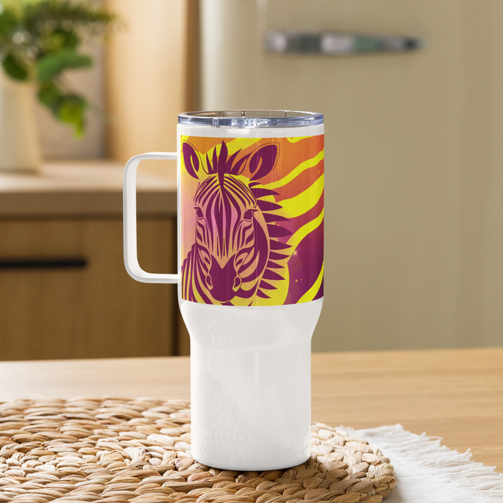 ZEBRA SUMMER Tumbler with handle