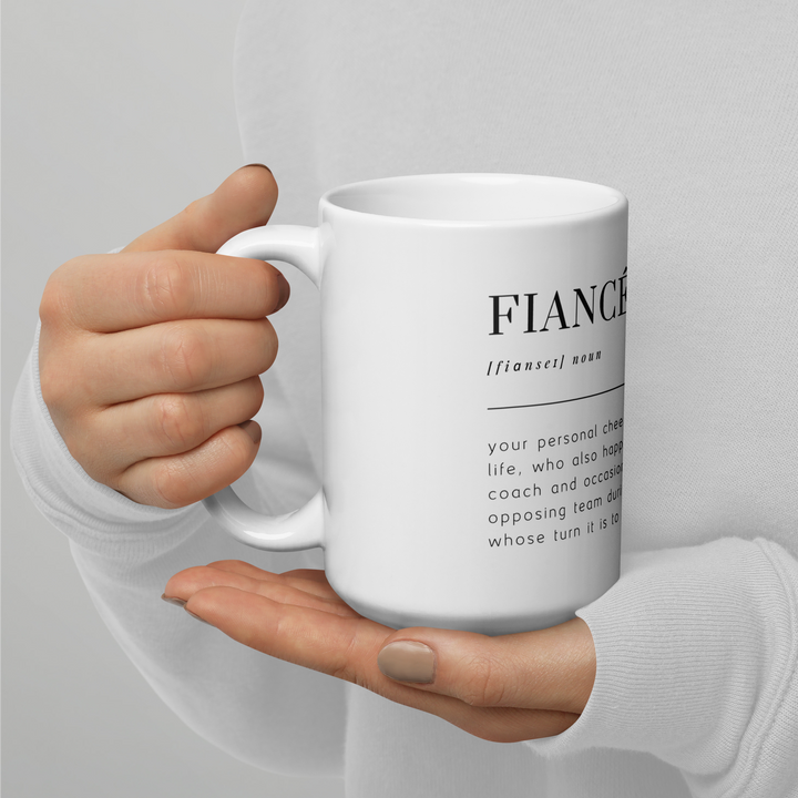 FIANCEE Definition Mug